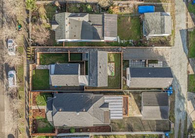 Aerial view of 9016B 12th Ave SW Seattle, WA 98106 DADU