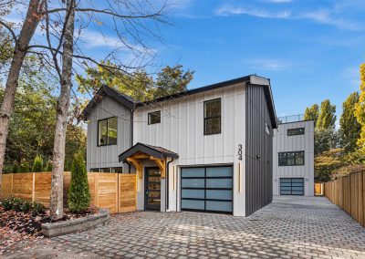 Exterior of a custom DADU unit located at 304 32nd Ave E, Seattle, WA 98112